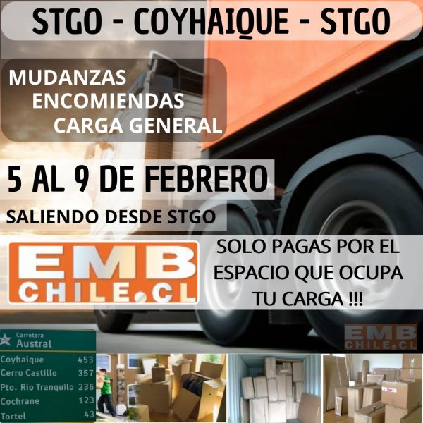 mudanza coihayque con descvuento